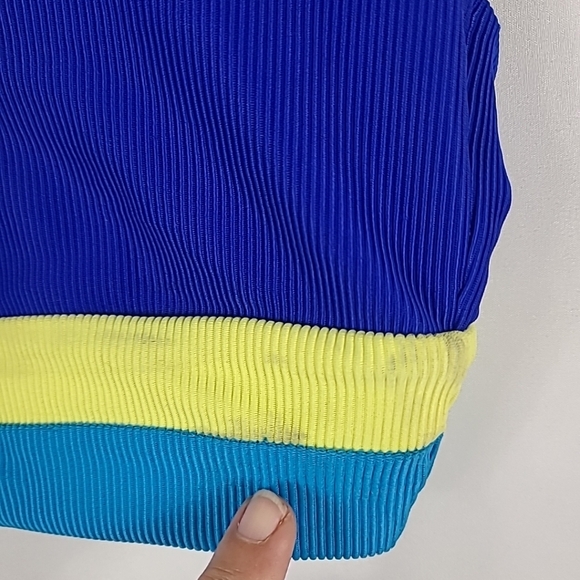 NWOT BEACHRIOT Heidi Riviera Colorblock Swim Bikini Top Size S - Picture 2 of 6